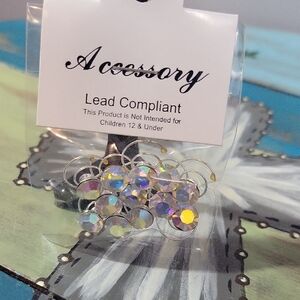 Crystal Twist Hair Accessories - Iridescent